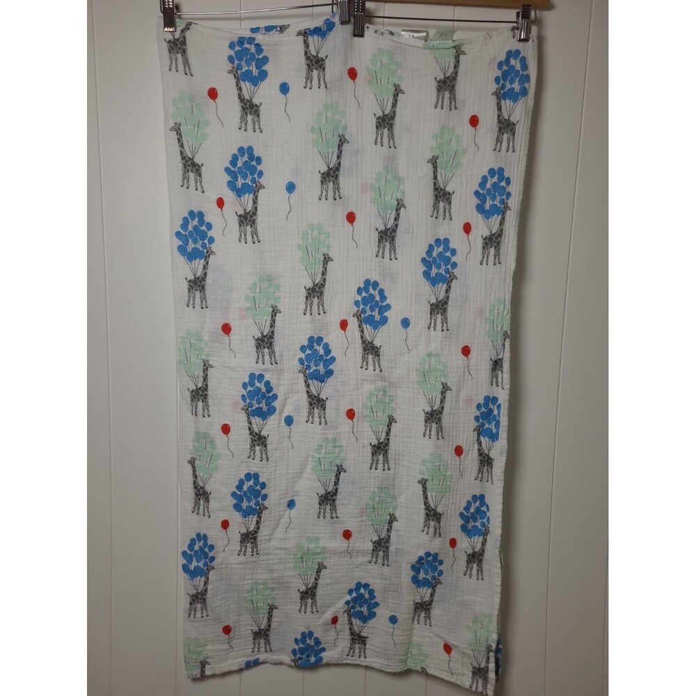 Aden Anais Muslin Swaddle Blankets Giraffe 45” x 42”